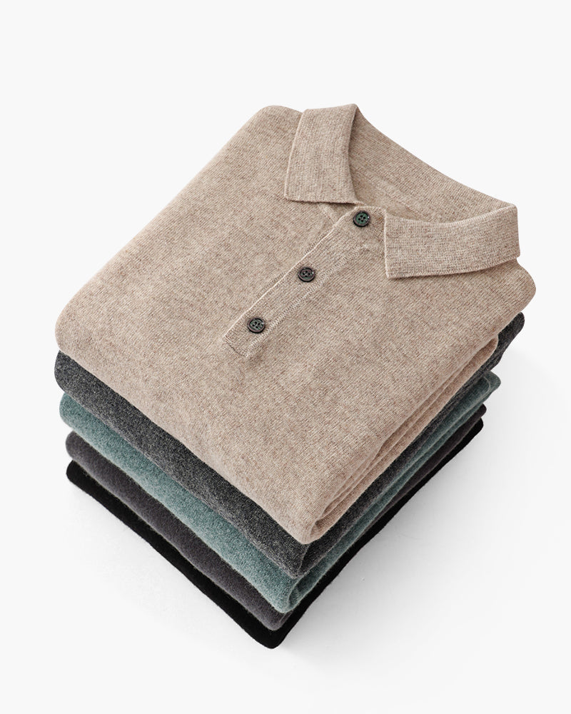 AVASÉ 100% Cashmere Polo