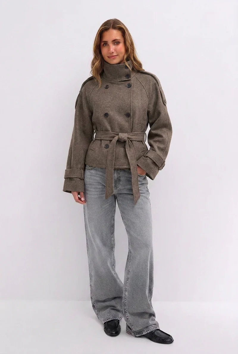 AVASÉ - Celine Belted Wool Jacket