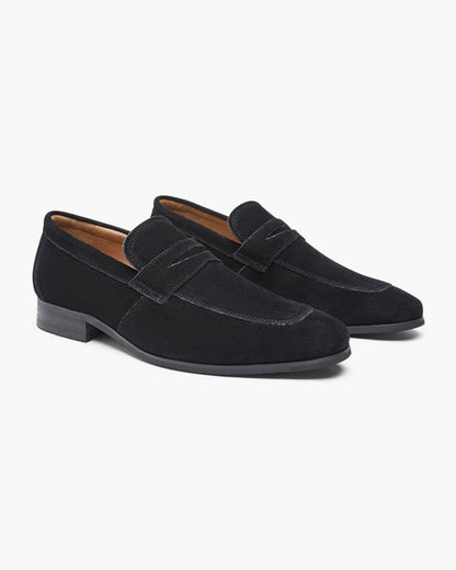 AVASÉ Suede Penny Loafers