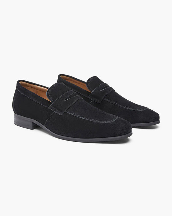 AVASÉ Suede Penny Loafers