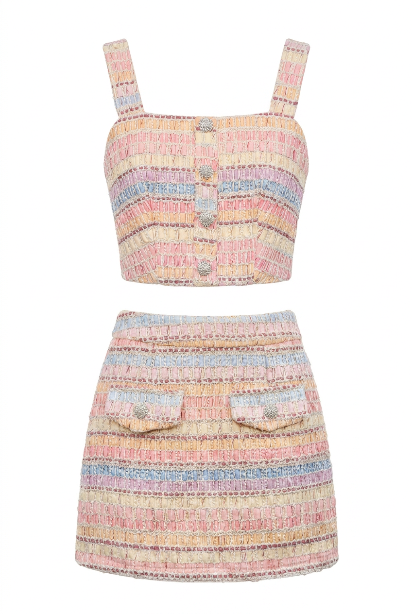 AVASÉ - Mirielle Top & Mini Skirt Set