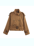 Avasé - Cropped Trench Jacket