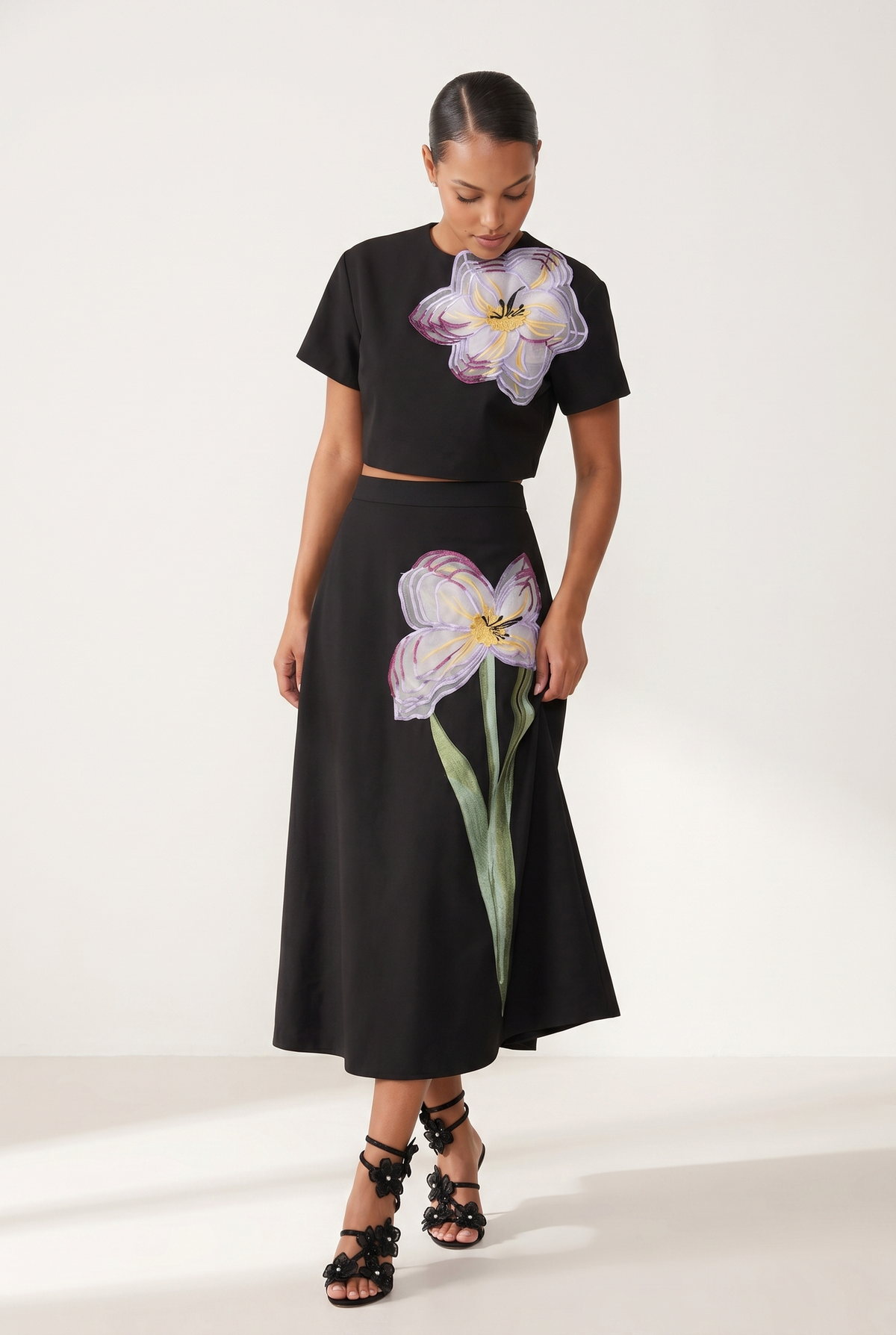 AVASÉ - Aurevia Floral Skirt & Top Set