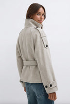 AVASÉ - Celine Belted Wool Jacket