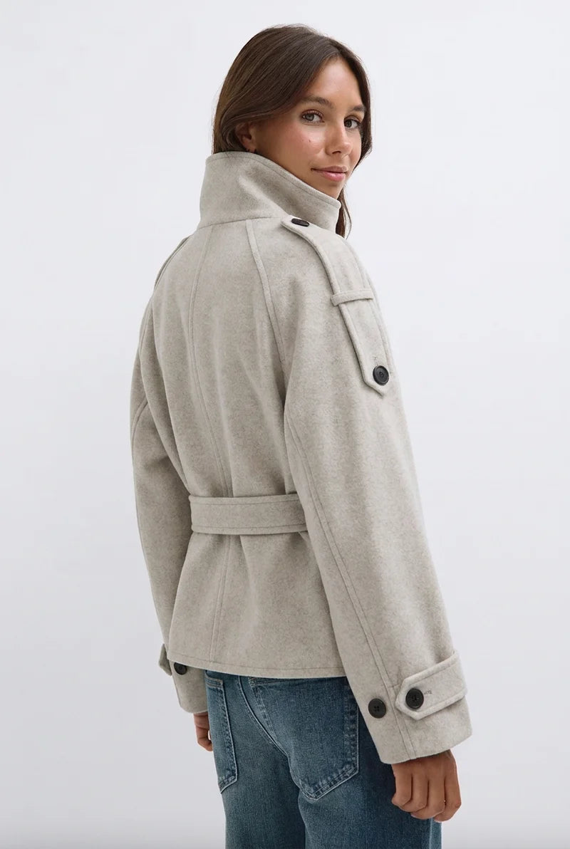 AVASÉ - Celine Belted Wool Jacket