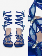 AVASÉ - Azurae Butterfly Wrap up Heels