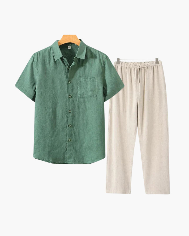 AVASÉ Linen Set (Shortsleeve)