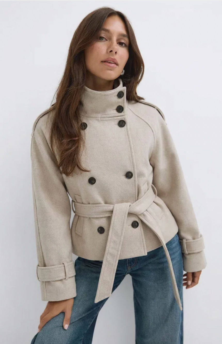 AVASÉ - Celine Belted Wool Jacket