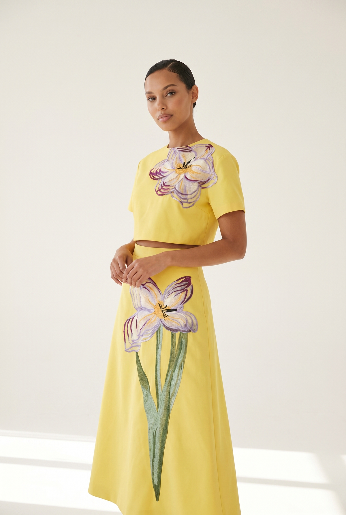 AVASÉ - Aurevia Floral Skirt & Top Set
