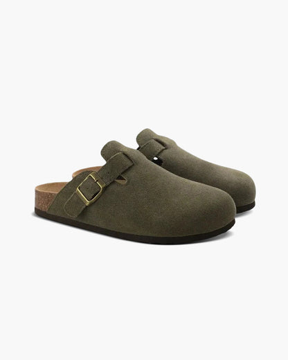 AVASÉ Suede Clogs
