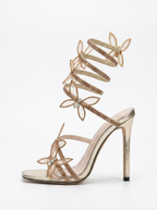 AVASÉ - Azurae Butterfly Wrap up Heels