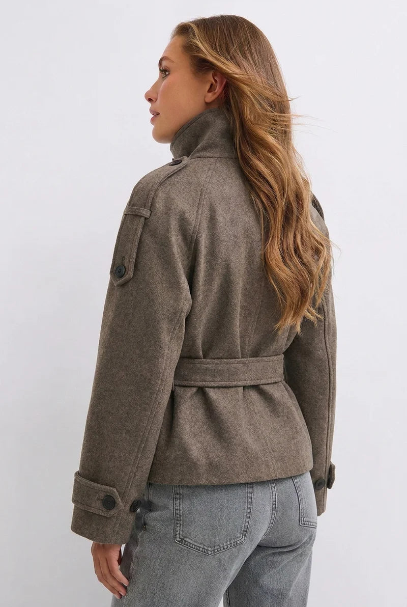 AVASÉ - Celine Belted Wool Jacket
