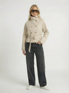 Avasé - Cropped Trench Jacket