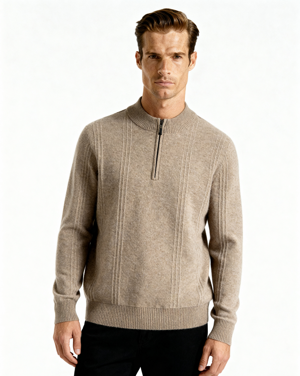 AVASÉ Cashmere Half Zip