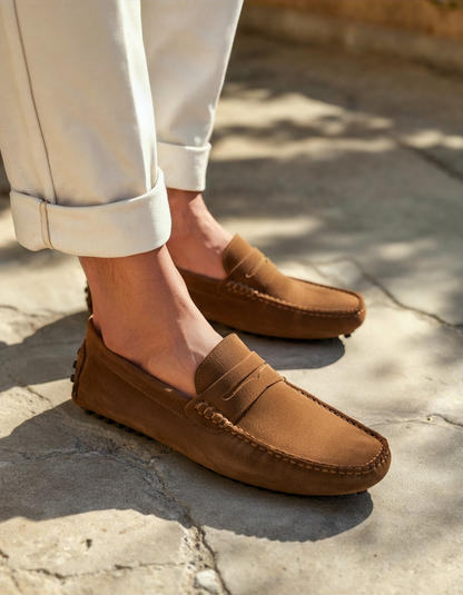 AVASÉ Suede Boat Loafers