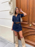 Avasé - Denim Set V Schnitt
