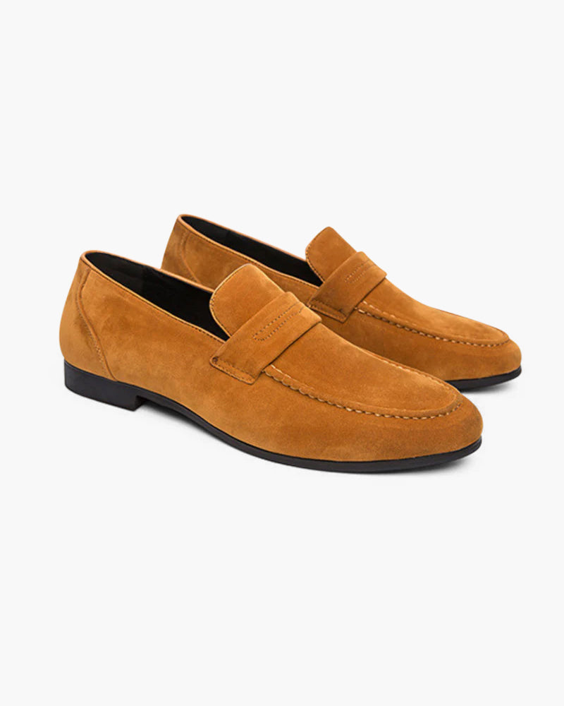 AVASÉ Suede Penny Loafers