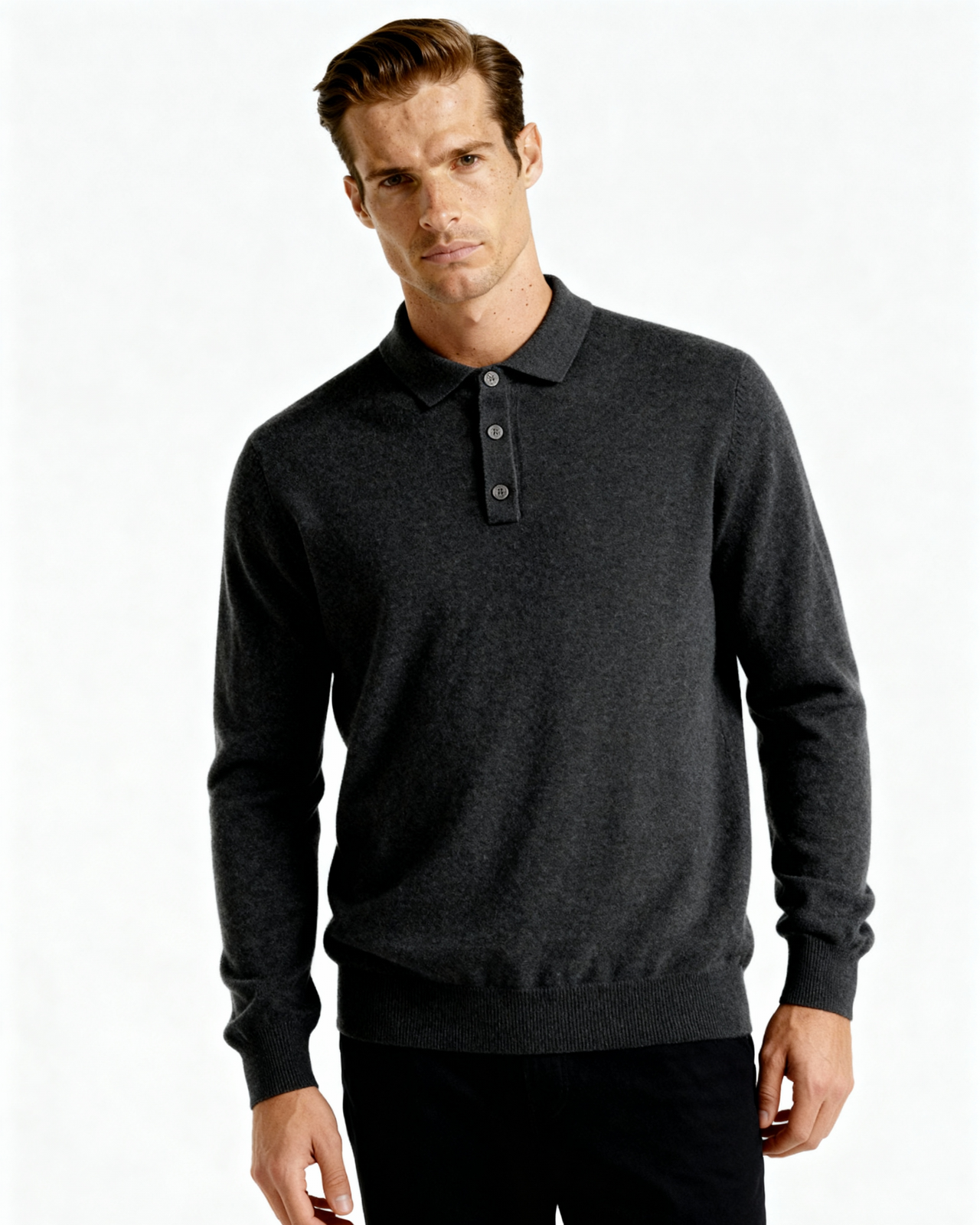 AVASÉ 100% Cashmere Polo