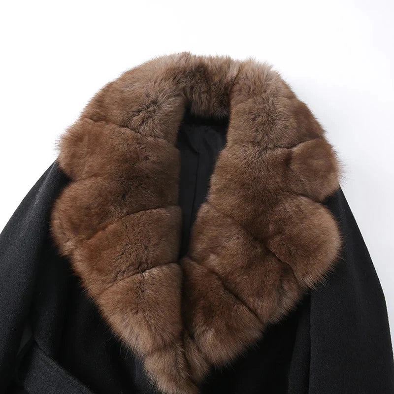AVASÉ - Élodie Belted Fur Coat