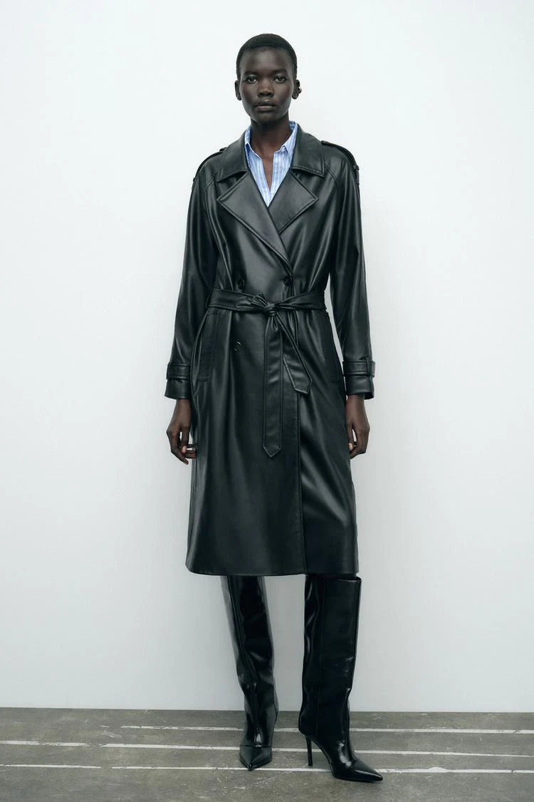 AVASÉ - NOIR Trench Coat